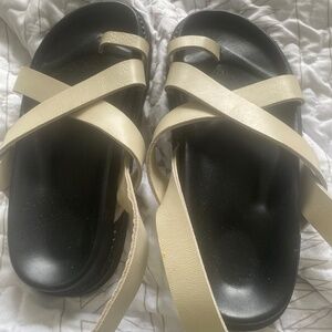Brontë ivory Liberté sandals